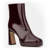 Gabrielle Union Hayley Women's Heeled Ankle Boots -UK Winter Shoes Sales 2023 5975778 Burgundy