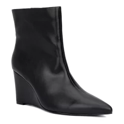 Fashion To Figure Hayley Women's Wedge Ankle Boots