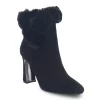 Impo Oksana Women's Faux-Fur Ankle Boots -UK Winter Shoes Sales 2023 5985419 Black
