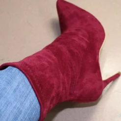 Stretch Ankle Boots High Heel Hunter Green Zip Up Stiletto Heel Pointed Toe Booties -UK Winter Shoes Sales 2023 5cd52018 1c94 4774 be67 bad3d2069a45