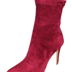 Stretch Ankle Boots High Heel Hunter Green Zip Up Stiletto Heel Pointed Toe Booties -UK Winter Shoes Sales 2023 5d2fac76 893f 45c0 9e03 2f36e1cc361b