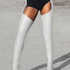 Black Sexy Thigh High Heel Boots Pointy Toe Belted Stiletto Heel Boots -UK Winter Shoes Sales 2023 5d4a0c74 6fe6 4220 83fb fa9dc7fb66f2