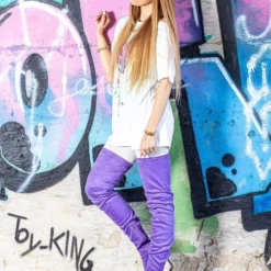 Women Over Knee Boots High Heel Stretch Boots Pointed Toe Thigh High Boots -UK Winter Shoes Sales 2023 5e8b9daf d323 4664 9c6a 87df5c2941d4