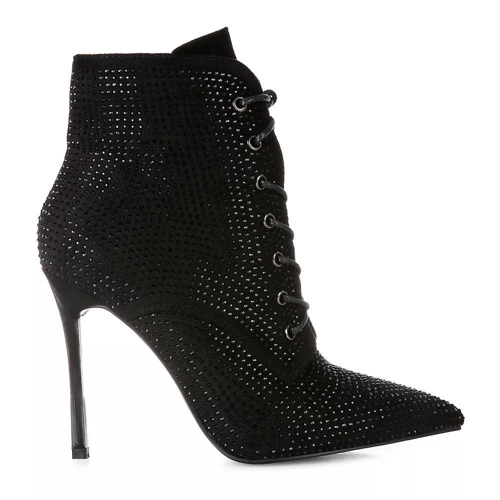 London Rag Head On Women's Heeled Ankle Boots 4 London Rag Head On Women's Heeled Ankle Boots - Image 2