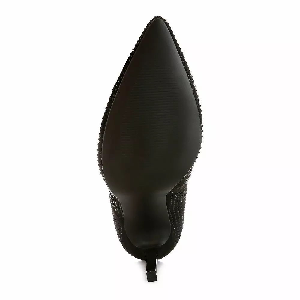 London Rag Head On Women's Heeled Ankle Boots 6 London Rag Head On Women's Heeled Ankle Boots - Image 4