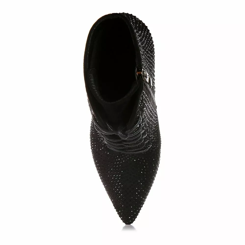 London Rag Head On Women's Heeled Ankle Boots 7 London Rag Head On Women's Heeled Ankle Boots - Image 5