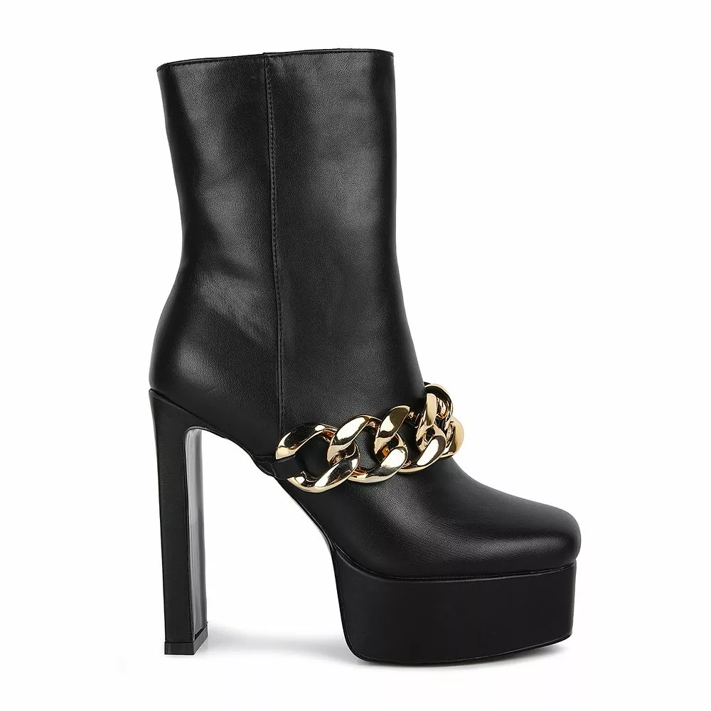 London Rag Bambini Women's Platform Ankle Boots 4 London Rag Bambini Women's Platform Ankle Boots - Image 2