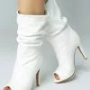 White Ankle Boots Peep Toe High Heel Sandal Booties US 5.5-12.5 -UK Winter Shoes Sales 2023 6029848d 3b05 4850 a504 5152c90e42e3