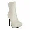 Rag & Co Magna Women's High Heeled Ankle Boots 1 Rag & Co Magna Women's High Heeled Ankle Boots -UK Winter Shoes Sales 2023 6081565 Beige