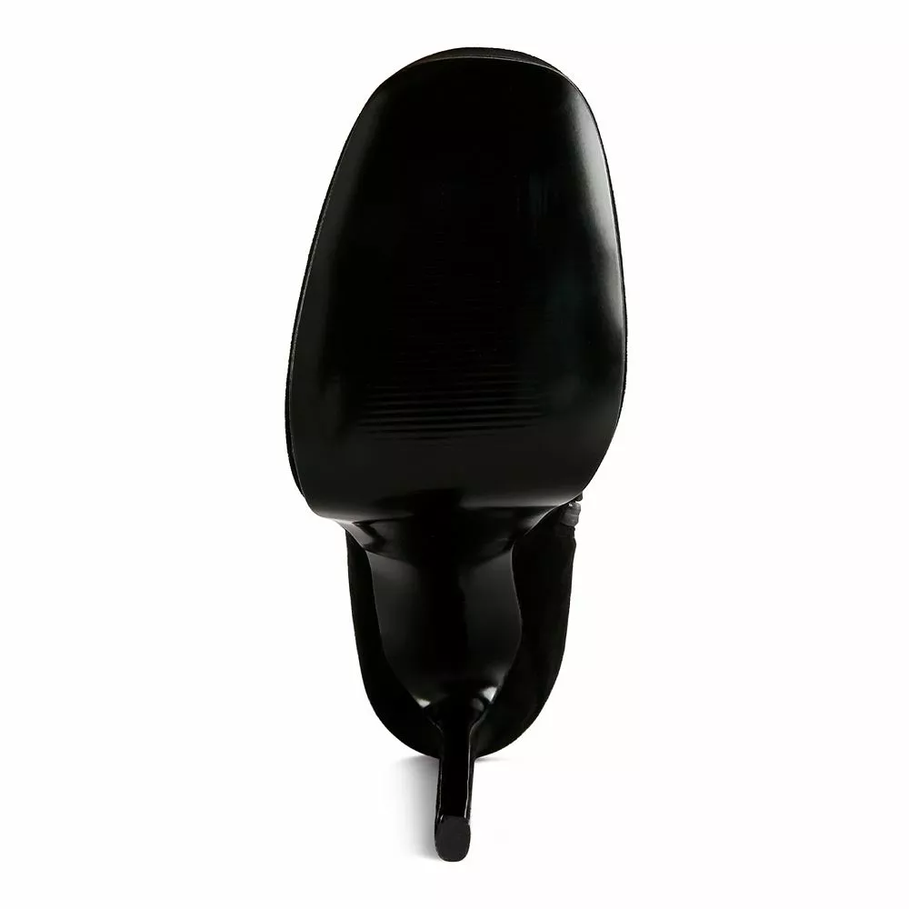 London Rag Clubbing Women's Heeled Ankle Boots 6 London Rag Clubbing Women's Heeled Ankle Boots - Image 4