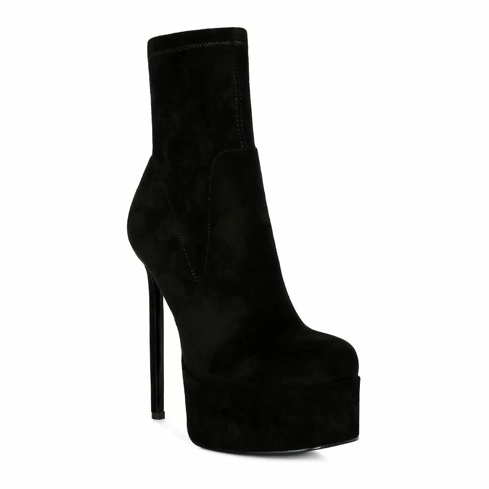 London Rag Clubbing Women's Heeled Ankle Boots 3 London Rag Clubbing Women's Heeled Ankle Boots