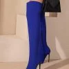 Women's Thigh High Boots Pointed Toe Stiletto Heel Over The Knee Boots -UK Winter Shoes Sales 2023 7398b470 fbb6 4f69 afe5 226d67f95305