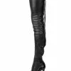 Thigh High Boots High Heel Women's Black Leather Back Zipper Sexy Boots Over The Knee Party Shoes -UK Winter Shoes Sales 2023 793fa692 1a4e 4244 8587 d9fe13711bcd