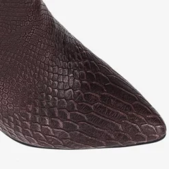 Coffee Brown Knee-High Boots For Women Pointed Toe Chunky Heel Boots -UK Winter Shoes Sales 2023 7c954e8b 5a1b 4245 92ab 19e9de71e9a0