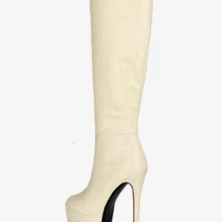 Women's Animal Print Platform Stiletto Heel Knee High Boots -UK Winter Shoes Sales 2023 8b8844e0 943e 46a0 b67c c8d57c785803