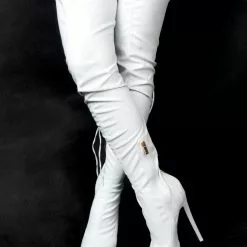 Thigh High Boots High Heel Women's Black Leather Back Zipper Sexy Boots Over The Knee Party Shoes -UK Winter Shoes Sales 2023 931e5601 e3c6 4f70 8334 637d306a06d4