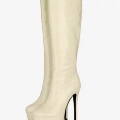 Women's Animal Print Platform Stiletto Heel Knee High Boots -UK Winter Shoes Sales 2023 98d5b340 68b4 4d71 995f f9bdd0854e2f
