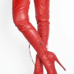 Thigh High Boots High Heel Women's Black Leather Back Zipper Sexy Boots Over The Knee Party Shoes -UK Winter Shoes Sales 2023 ad71175e 845e 4c2c 92e2 98bd8c0d8adb