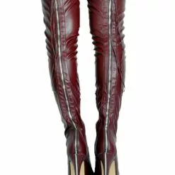 Thigh High Boots High Heel Women's Black Leather Back Zipper Sexy Boots Over The Knee Party Shoes -UK Winter Shoes Sales 2023 afee20d8 e389 4b74 bf6f f67e05d27843