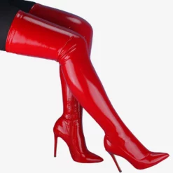 Women's Stiletto Heel Thigh High Boots In Patent Bright Leather 12 Women's Stiletto Heel Thigh High Boots In Patent Bright Leather -UK Winter Shoes Sales 2023 b1c97137 62c1 45af 84c3 40835b88437f