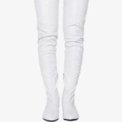 Thigh High Boots Womens Solid Color Pointed Toe Puppy Heel Winter Boots -UK Winter Shoes Sales 2023 b7acb648 6a0a 40bd 8920 47c74d564e03