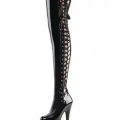 Black Sexy Shoes Women Platform Almond Lace Up High Heel Over The Knee Boots -UK Winter Shoes Sales 2023 c1e18dcb 3b0a 4021 b952 d844a1caa295