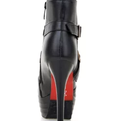 Black Ankle Boots High Heel Platform Booties Women's Buckle Zipper Stiletto Short Boots -UK Winter Shoes Sales 2023 c4f846c2 f9e0 459c bbce 5a3eac7cbf28