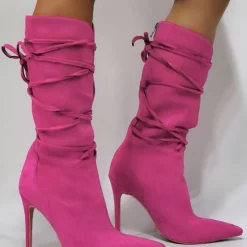 High Heel Boots Women Pointed Toe Lace Up Booties -UK Winter Shoes Sales 2023 d1e76794 679d 4745 926e a8e2025cfde3