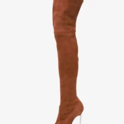 Over The Knee Boots Micro Suede Upper Coffee Brown Pointed Toe Stiletto Heel Thigh High Boots 9 Over The Knee Boots Micro Suede Upper Coffee Brown Pointed Toe Stiletto Heel Thigh High Boots -UK Winter Shoes Sales 2023 da8d708f 1e61 46aa a0a9 9c977e5706b4