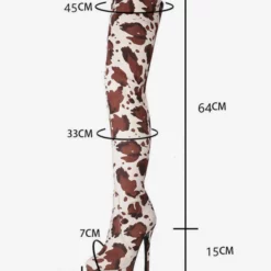 Women's Animal Print Platform Thigh High Heel Boots -UK Winter Shoes Sales 2023 df11a11e e42e 4e05 b7e1 f2d8b12274c3