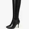 Knee High Boots Womens Solid Color Pointed Toe Stiletto Heel Boots -UK Winter Shoes Sales 2023 e21ea071 ad0b 4c83 b4f5 0689dde527ef