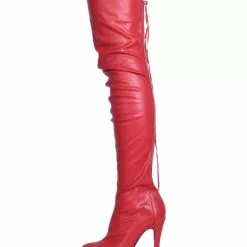 Thigh High Boots High Heel Women's Black Leather Back Zipper Sexy Boots Over The Knee Party Shoes -UK Winter Shoes Sales 2023 e41cd709 99b5 4c84 86f0 81eb3602f1c0