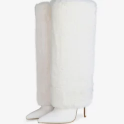 Women's White Boots Fuzzy Stiletto Heel Knee High Boots 11 Women's White Boots Fuzzy Stiletto Heel Knee High Boots -UK Winter Shoes Sales 2023 eb6f3d8b 9321 4658 945f fb1d521f17dc