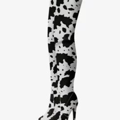 Women's Animal Print Platform Thigh High Heel Boots -UK Winter Shoes Sales 2023 ece7578b f84e 4254 ac36 fb90b0e033fb