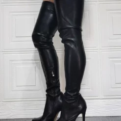Black Sexy Boots Women Platform Stiletto Heel Thigh High Boots Plus Size Over The Knee Boots -UK Winter Shoes Sales 2023 ee7d4b16 15d3 47b1 90dc 0570912886ac