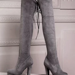 Platform Thigh High Boots Womens Micro Suede Almond Toe Chunky Heel Over The Knee Boots 13 Platform Thigh High Boots Womens Micro Suede Almond Toe Chunky Heel Over The Knee Boots -UK Winter Shoes Sales 2023 f123525b cdb8 4394 b7d9 86539356d49a