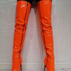 Thigh High Boots Womens Solid Color Pointed Toe Stiletto Bright Leather Heel Over The Knee Boots -UK Winter Shoes Sales 2023 f2d8a5cf 997b 43ea b5d0 4b63b5e45193