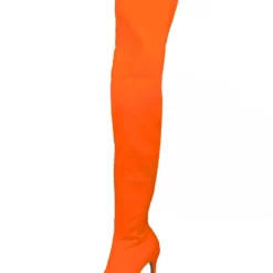 Thigh High Boots Womens Elastic Fabric Pointed Toe Stiletto Heel Over The Knee Boots -UK Winter Shoes Sales 2023 fedf8966 dfe9 4c50 a2c3 34ee30203204